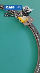 亞母斯FDK無注油齒輪導軌弧形滾輪導軌視頻